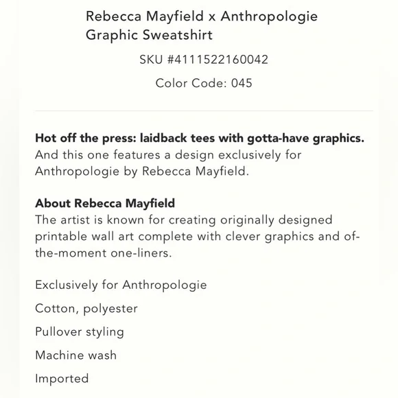 Anthropologie Light Blue Sweatshirt - Picture 8 of 10